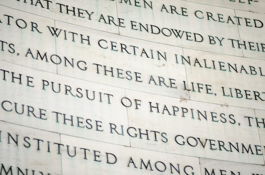 what term does the declaration of independence use to describe natural rights